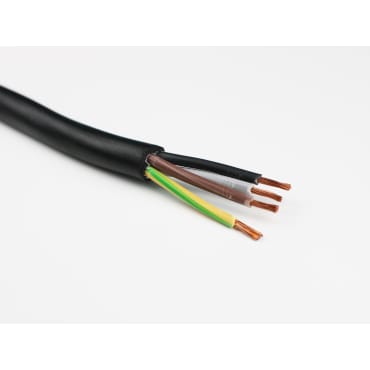 StageFlex 22319 Metre x BS6500 H07RN-F Rubber Cable - 4core 2.5mm Black