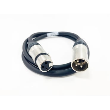 StageCable XLR Starquad Signal Cable + 3pin Plug & Socket -10m