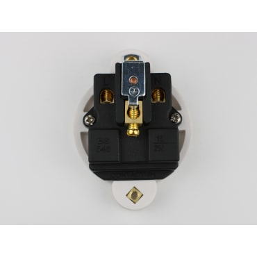 StageStore FM7080 15A Panel Socket Round 1 Gang White