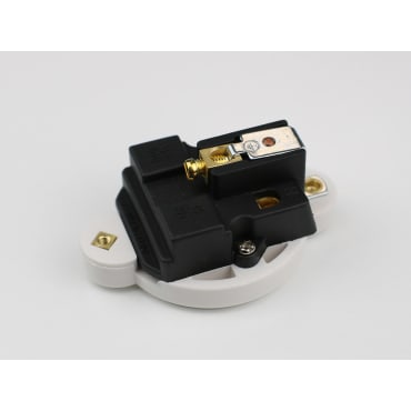 StageStore FM7080 15A Panel Socket Round 1 Gang White