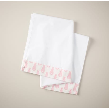 Moses Sheet - Rabbit Trellis / Pink