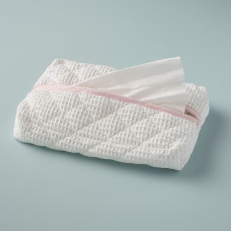 Tissue Cover - Waffle / Pink