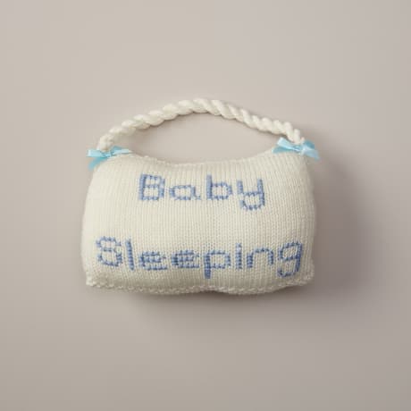 Baby Sleeping Sign - Blue