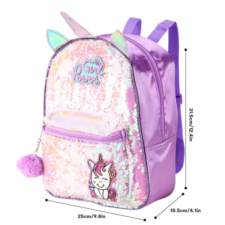 Girl Power Sequin Backpack