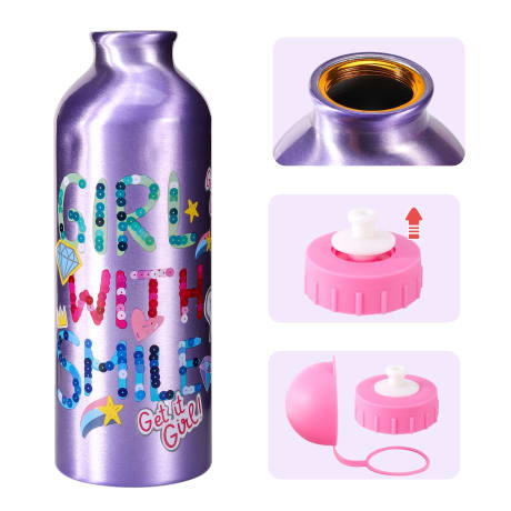 Hartom 'Girl With Smile' Aluminium Bottle