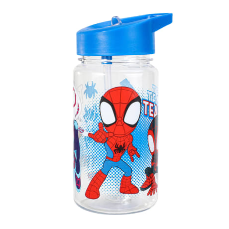 Spidey 450ml Bottle with Straw