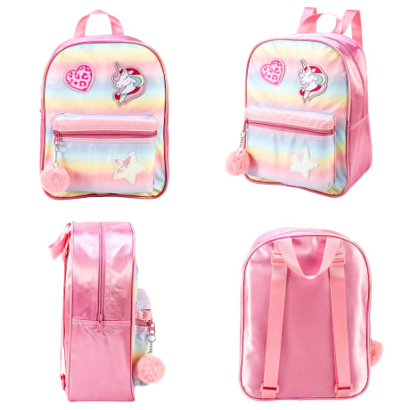 Playtoy Glitter front pocket backpack