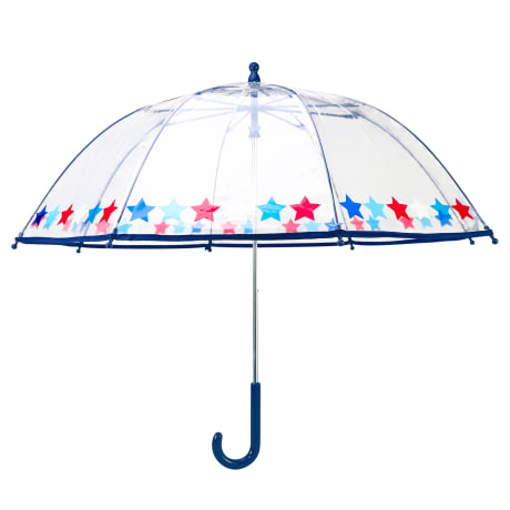 Hartom 'Red and Blue Star' Dome Umbrella