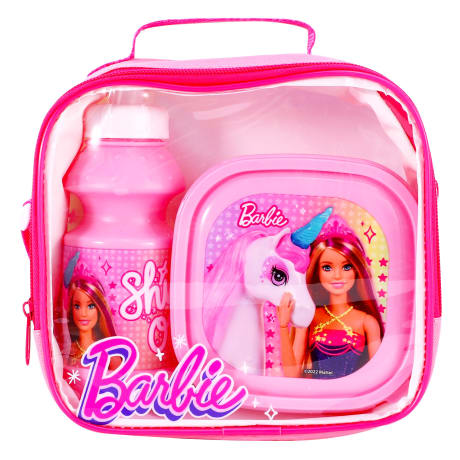 3pcs Lunch Set Barbie