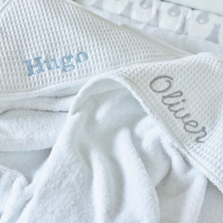 monogrammed hooded towels