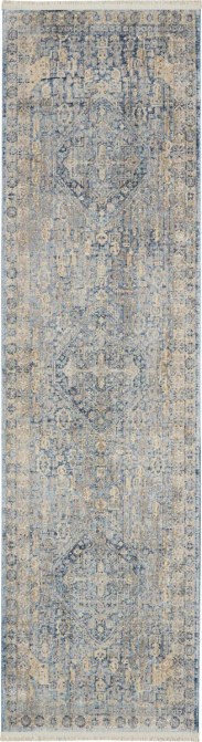 LUW02 BLUE/IVORY