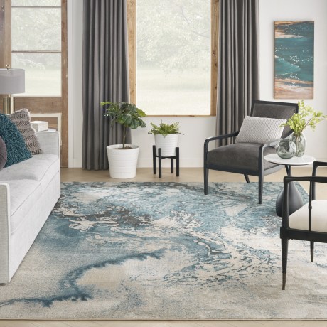 MAE08 IVORY/TEAL