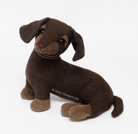 Egbert Dachshund Dog Doorstop