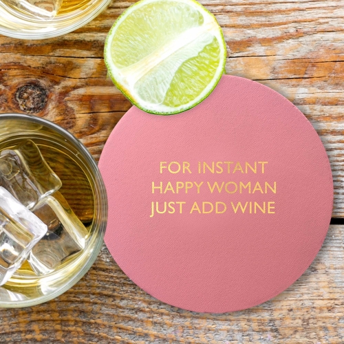 For instant happy woman just add wine