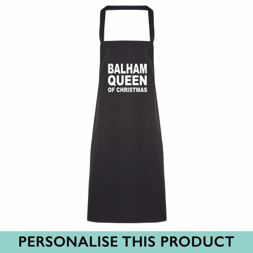 Your town Queen of Christmas apron