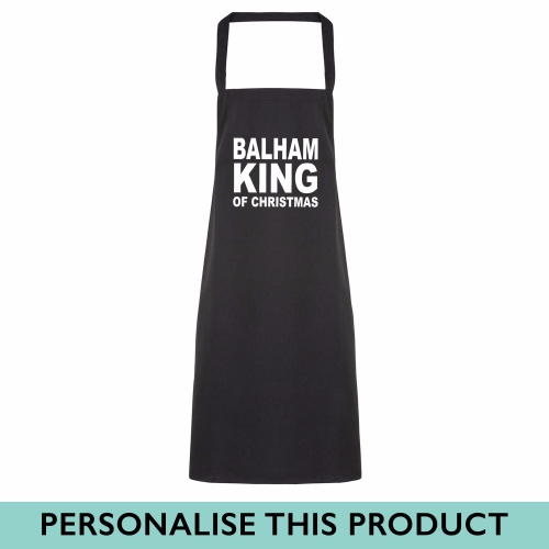 Your town King of Christmas apron