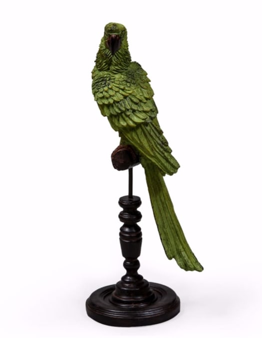 Parrot on Perch Figure