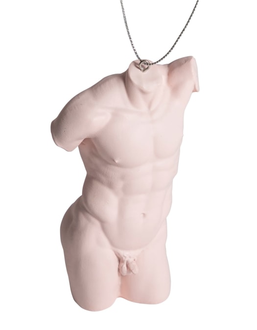 Pink Male Torso Hanging Decoration (to be bought in qtys of 8)