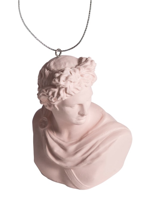 Pink Apollo Bust Hanging Decoration (to be bought in qtys of 8)