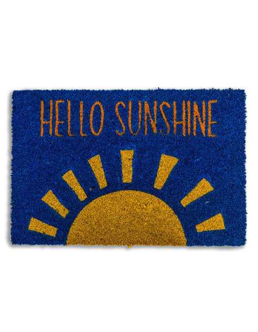 "Hello Sunshine" Colourful Doormat