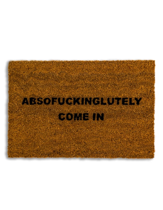 "Absofuckinglutely" Doormat