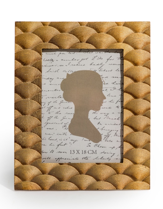 Gold Fan-Effect 5x7" Photo Frame