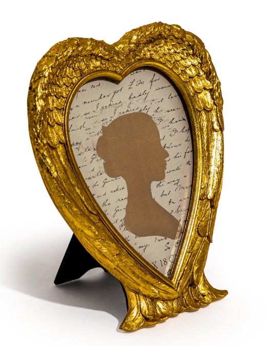 Gold Angel Wing 4x6" Photo Frame