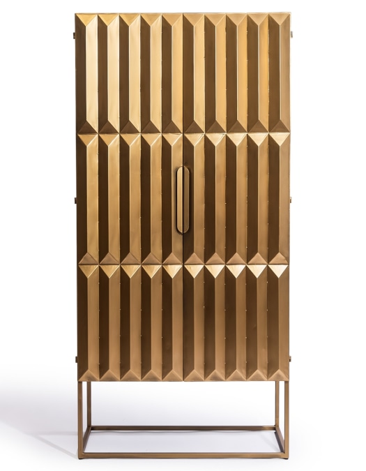 Industrial Gold "Fitzgerald" Extra Large Storage Cabinet
