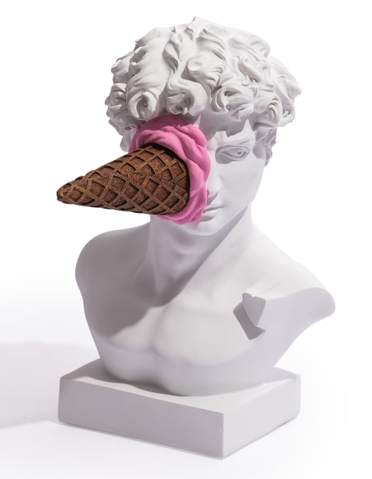 Large David Ice Cream Decorative Bust (to be bought in qtys of 2)