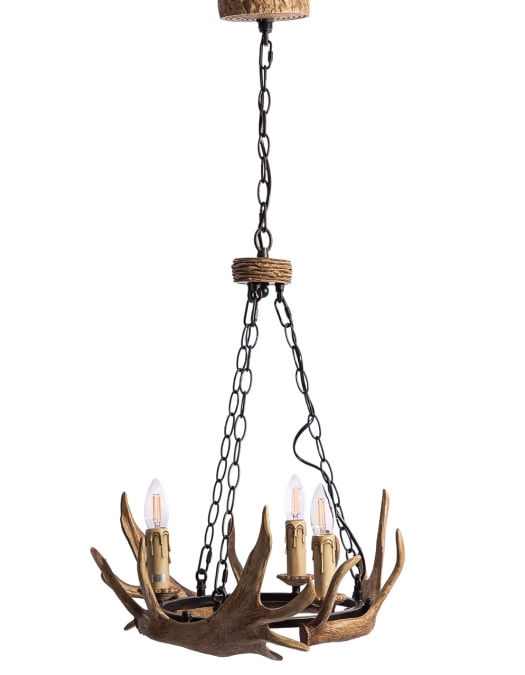 Bavarian Style Antler Chandelier