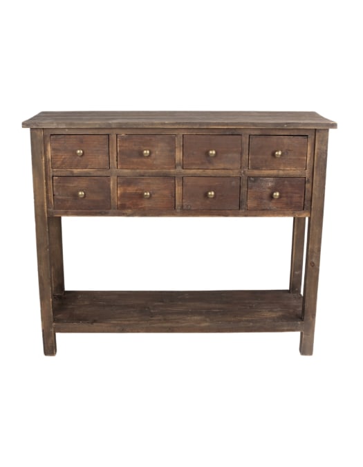 Rustic Wooden "Arundel" Multi-Drawer Console Table