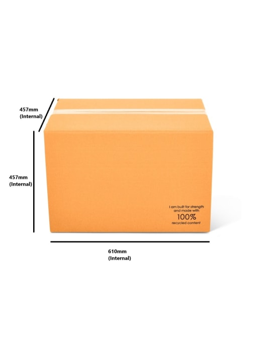 610x457x457 (24"x18"x18") Double Wall Multi-Depth Box(to be bought in qtys of 5)