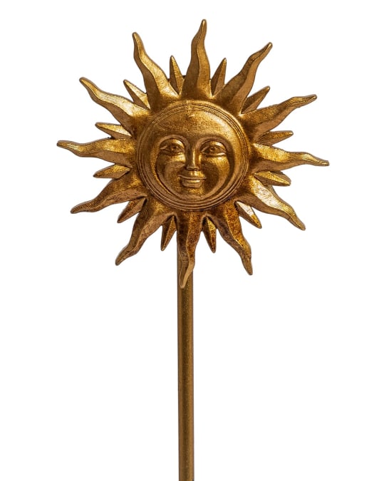 Gold "Sun" Magnetic Card / Photo Holder on Stand