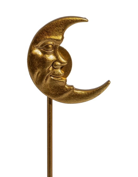 Gold "Moon" Magnetic Card / Photo Holder on Stand