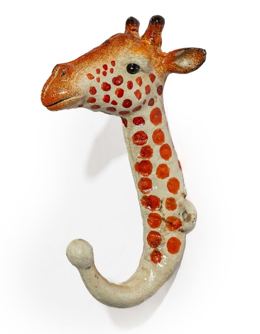 Cast Iron Giraffe Coat Hook (to be bought in qtys of 3)
