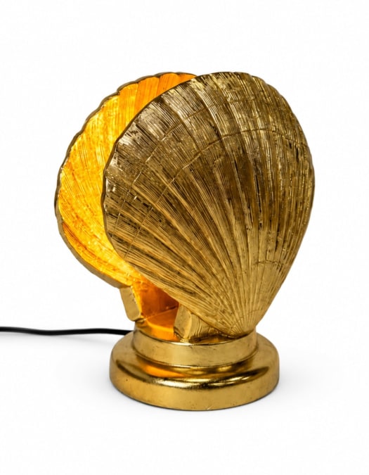 Gold Shell Table Lamp