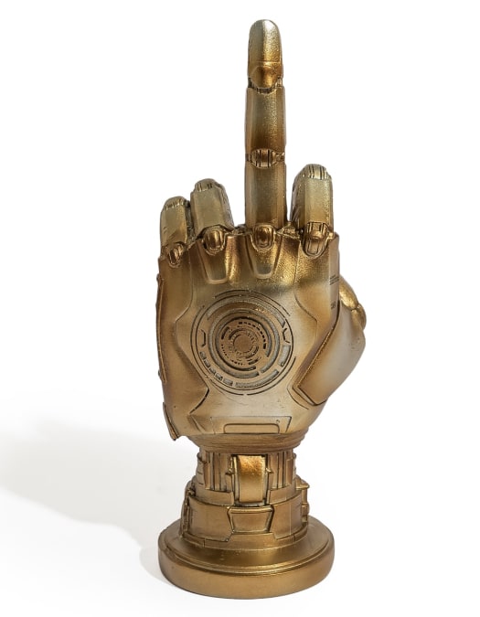 "Robot Hate" Middle Finger Ornament