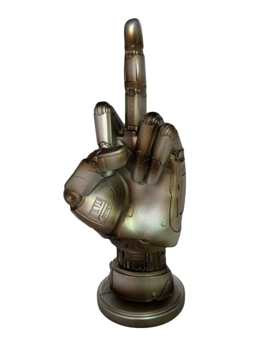"Robot Hate" Middle Finger Ornament
