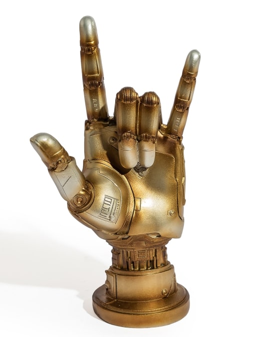 "Robot Rock" Hand Ornament