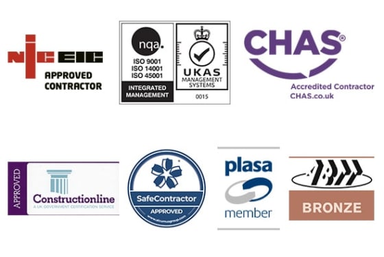 Testing and Inspection Service Accreditation Logos