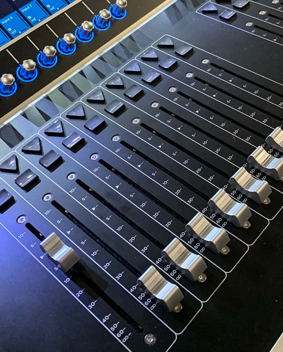 DiGiCo Control Desk for Audio Mixing