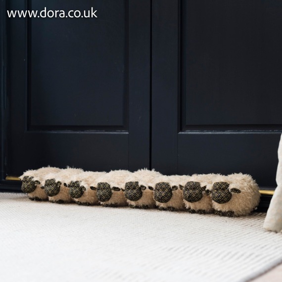 Flock of Sheep Draft Excluder by Dora Designs