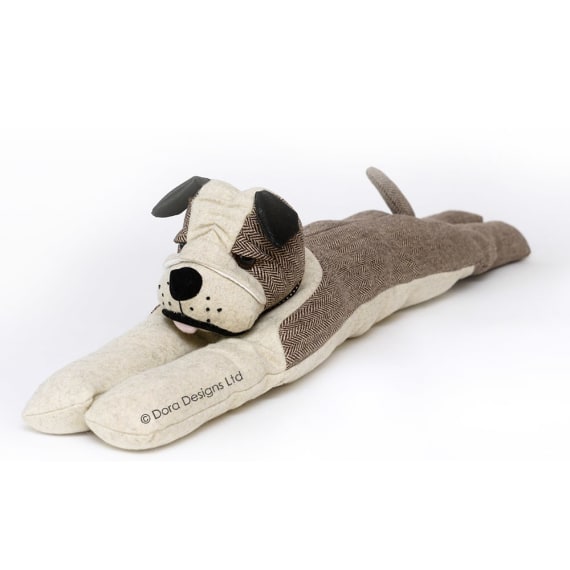 Thurston Senior Bulldog Dog Draught Excluder Dora Designs
