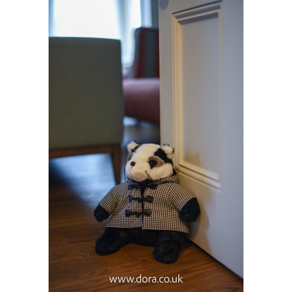 Percy Badger Weighted Doorstop | Dora Designs