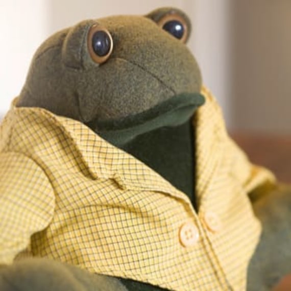 Lionel Armstrong Frog Doorstop by Dora Designs