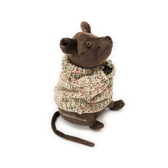 Duncan Mouse doorstop by Dora Designs