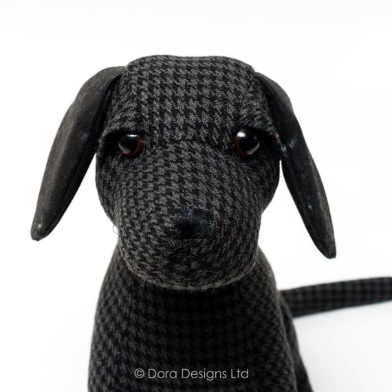 Baylee Black Labrador Dog Doorstop by Dora Designs