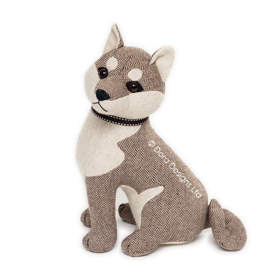 Saki Shiba Inu Dog Doorstop by Dora Designs