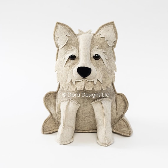 Lewis the Westie Doorstop by Dora Designs