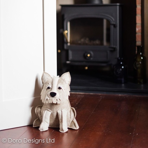Lewis the Westie Doorstop by Dora Designs